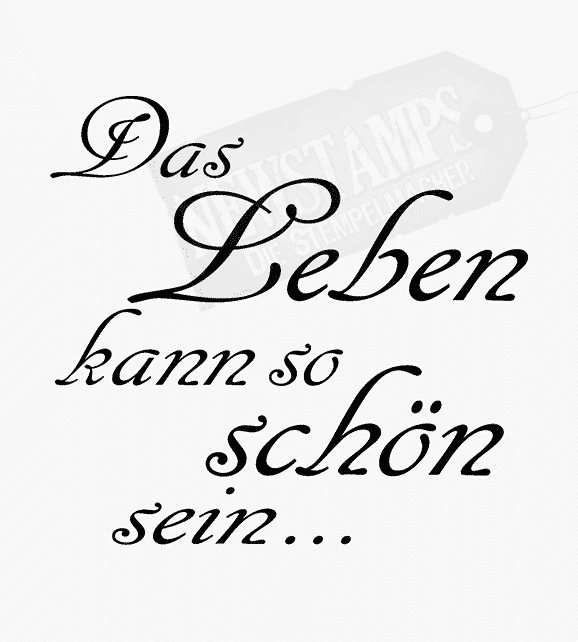 Das Leben kann so schön sein Newstamps