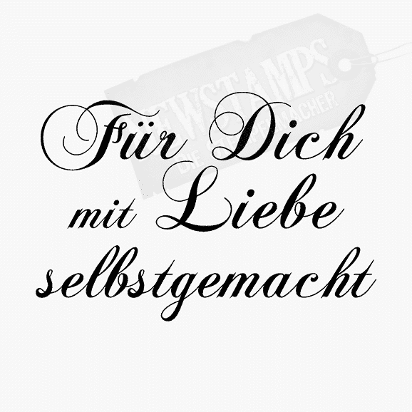 Mit Liebe selbstgemacht Newstamps