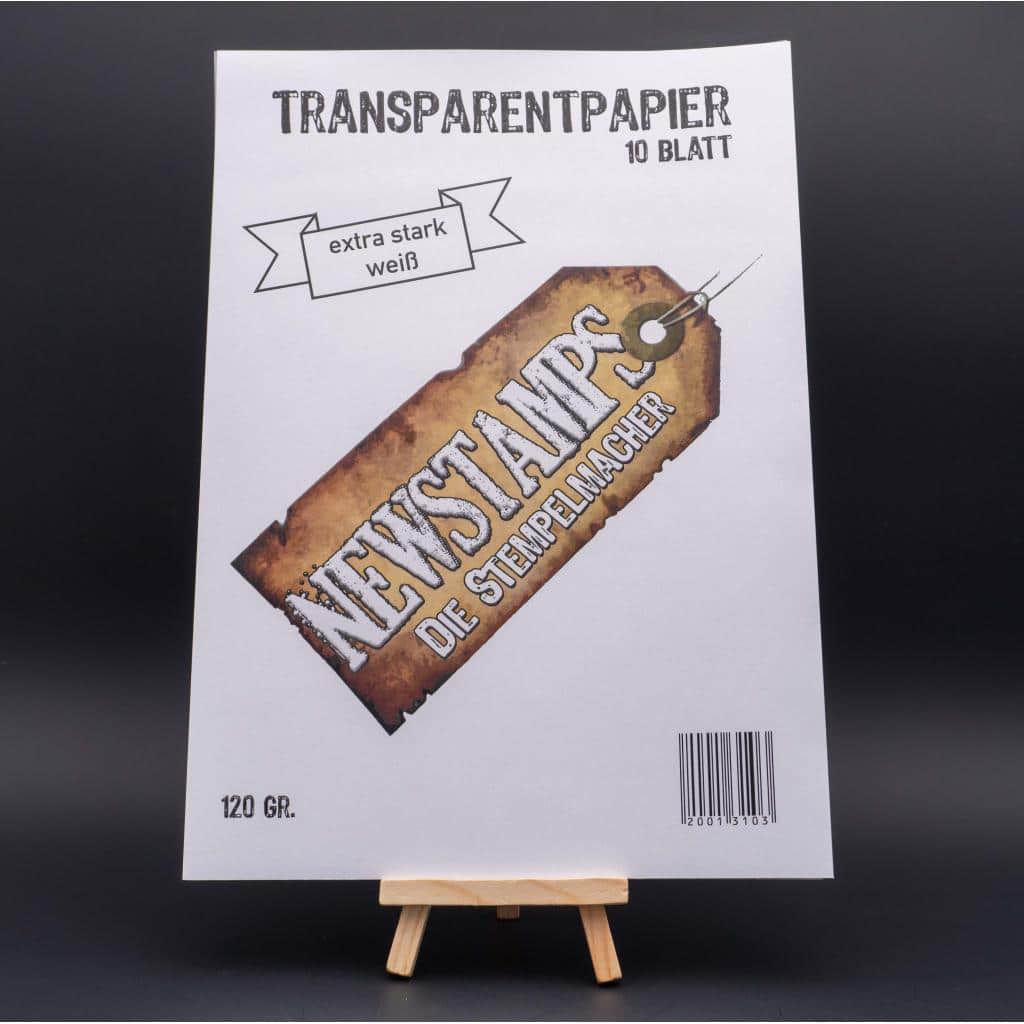 MarpaJansen Transparentpapier DIN A4 – 10 Bogen Sternenzauber Rot/gold – Für Laternen, Karten & Fensterbilder