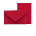 Kleine Feine! Umschläge + Karten 5 Stk. rot