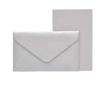 Kleine Feine! Umschläge + Karten 5 Stk. silber