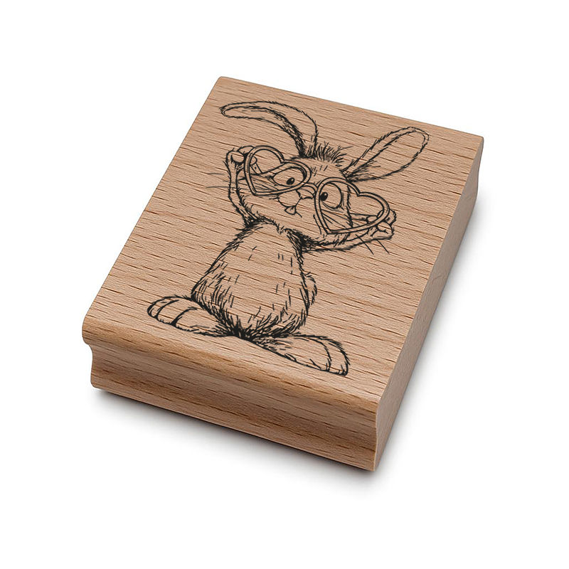 O005-H_1 Hase mit Herzbrille – Bild 1