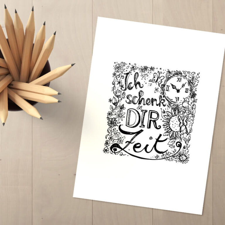 Ich schenk Dir Zeit Newstamps