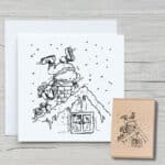 Weihnachtsmann im Kamin