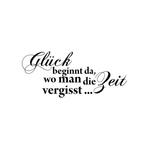 Stempel Glück beginnt da 100 Handmade von Newstamps